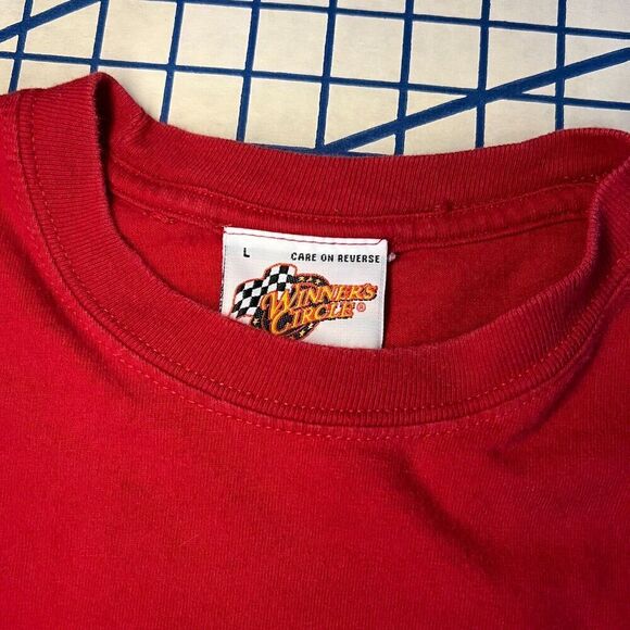 Nascar Dale Earnhardt 8X T-Shirt Size Large Red Short Sleeve Winners Circle - Picture 5 of 7